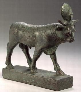 Apis bull, Late Period (solid cast bronze)