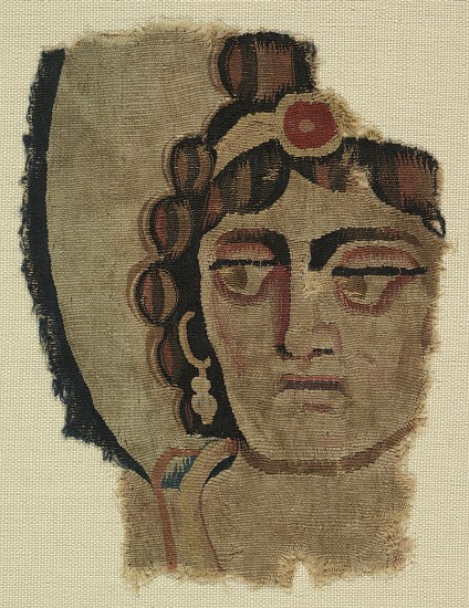 Fragment of a Woman's Head, Coptic van Egyptian School