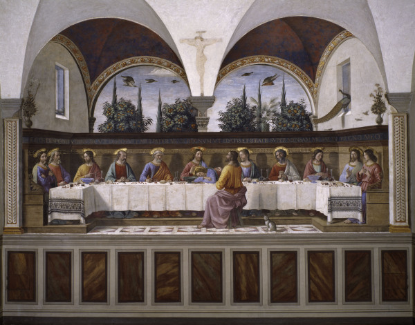 Last Supper van  (eigentl. Domenico Tommaso Bigordi) Ghirlandaio Domenico