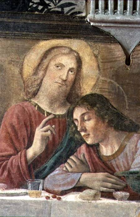 Christ's Head, from the Last Supper van  (eigentl. Domenico Tommaso Bigordi) Ghirlandaio Domenico