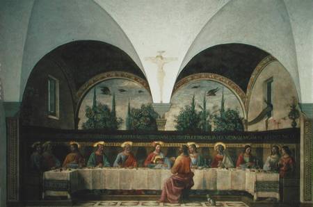 The Last Supper van  (eigentl. Domenico Tommaso Bigordi) Ghirlandaio Domenico