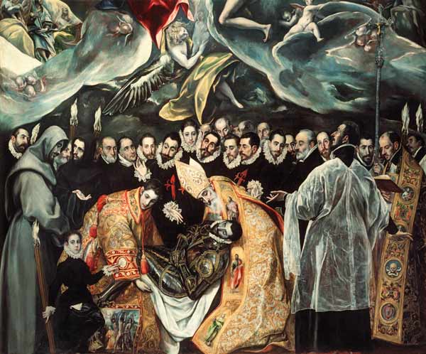 Burial of the Count of Org??z van (eigentl. Dominikos Theotokopulos) Greco, El