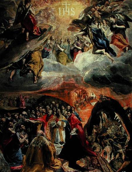 The Adoration of the Name of Jesus van (eigentl. Dominikos Theotokopulos) Greco, El
