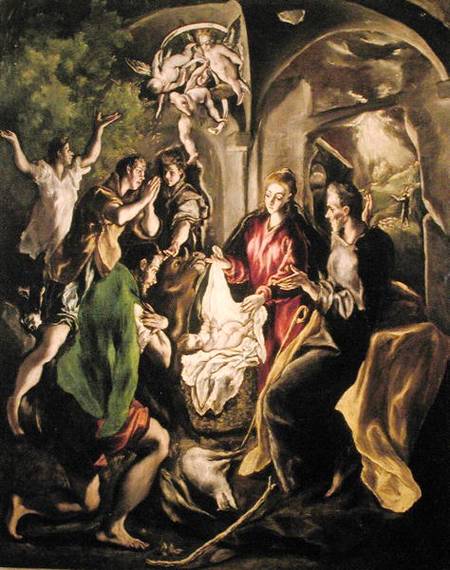 Adoration of the Shepherds van (eigentl. Dominikos Theotokopulos) Greco, El