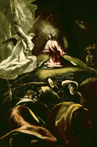 Christ on the Mount of Olives van (eigentl. Dominikos Theotokopulos) Greco, El