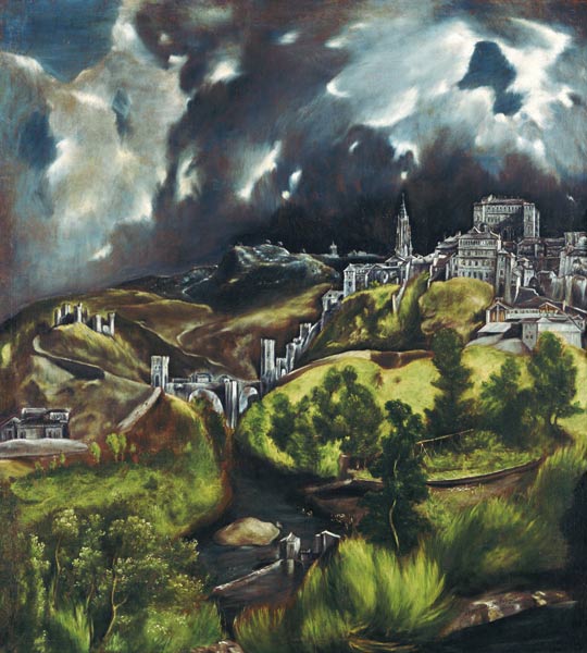 Blick auf Toledo van (eigentl. Dominikos Theotokopulos) Greco, El