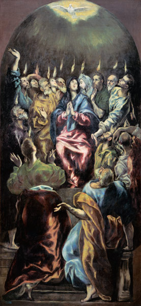 The Pentecost van (eigentl. Dominikos Theotokopulos) Greco, El