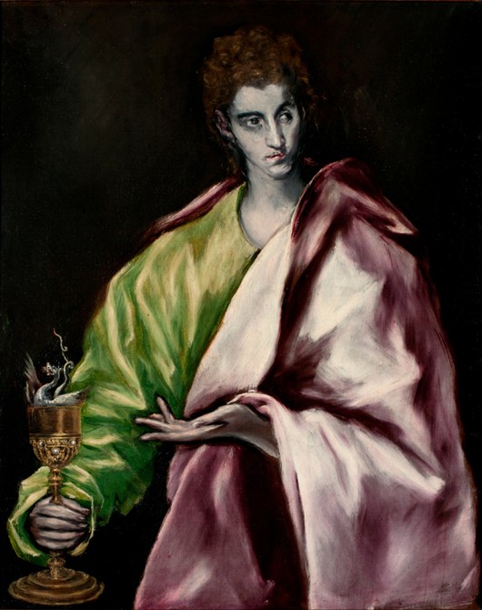 Saint John the Evangelist van (eigentl. Dominikos Theotokopulos) Greco, El