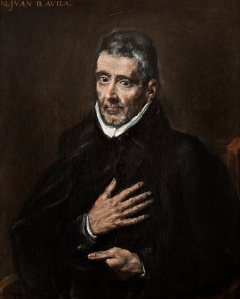 Portrait of Juan de Ávila van (eigentl. Dominikos Theotokopulos) Greco, El