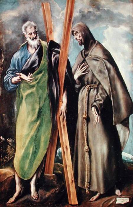 SS. Andrew and Francis of Assisi van (eigentl. Dominikos Theotokopulos) Greco, El