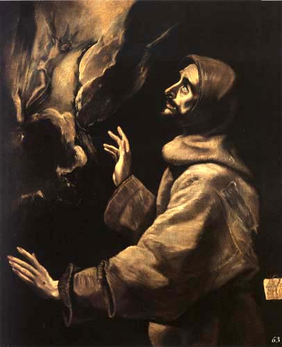 Stigmatisation des hl. Franziskus II van (eigentl. Dominikos Theotokopulos) Greco, El
