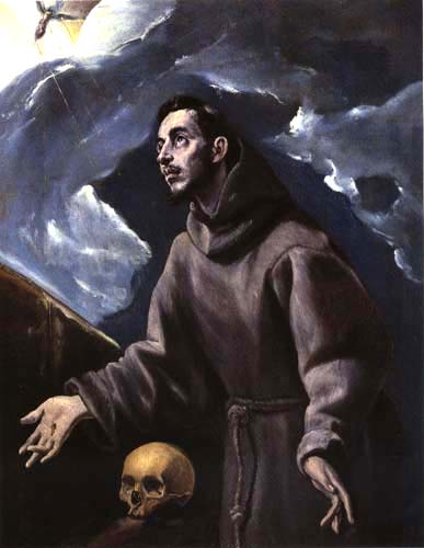 Stigmatisation des hl. Franziskus van (eigentl. Dominikos Theotokopulos) Greco, El