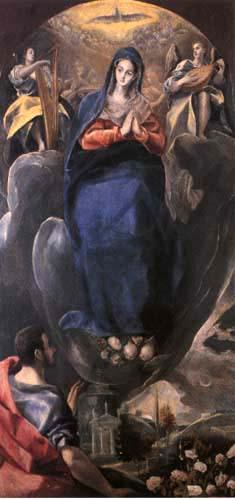 Maria Immakulata mit dem hl. Johannes Evangelist