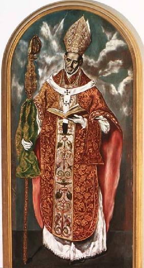 Saint Ildefonsus, a copy of the original in the Escorial