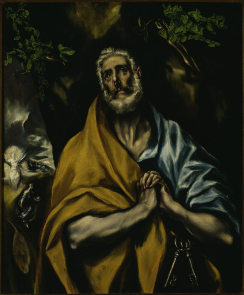 The Repentant Peter van (eigentl. Dominikos Theotokopulos) Greco, El