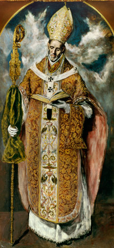 St. Ildefonso (607-667) van (eigentl. Dominikos Theotokopulos) Greco, El