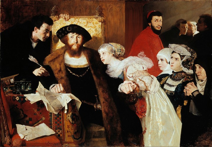 Christian II Signing the Death Warrant of Torben Oxe van Eilif Peterssen