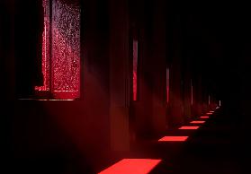 In the red temple