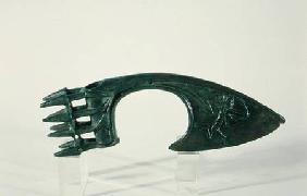 Axe blade depicting an archer, possibly from Lorestan, Iran
