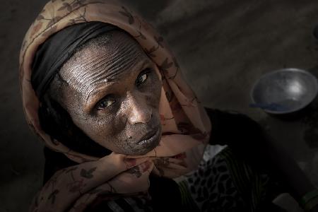 elder at Niergui refugee camp, Tchad