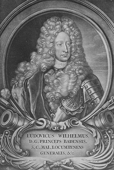 Ludwig Wilhelm of Baden-Baden van Elias Christoph Heiss