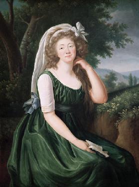 Portret van Countess du Barry  (1743-93) 1789