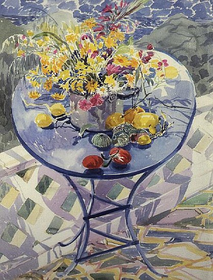 Greek Table (w/c)  van Elizabeth Jane  Lloyd
