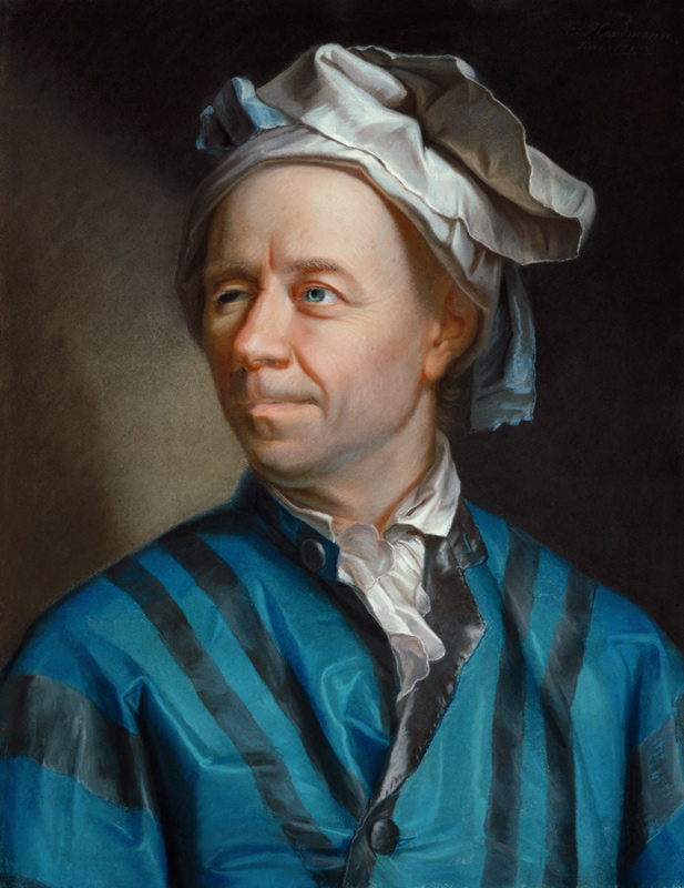 Bildnis des Mathematikers Leonhard Euler van Emanuel Handmann