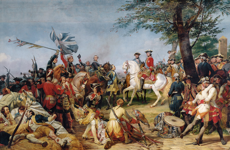 Battle of Fontenoy / H.Vernet van Emile Jean Horace Vernet