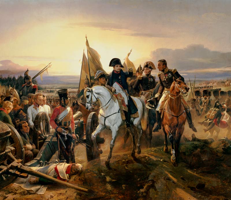 The Battle of Friedland van Emile Jean Horace Vernet