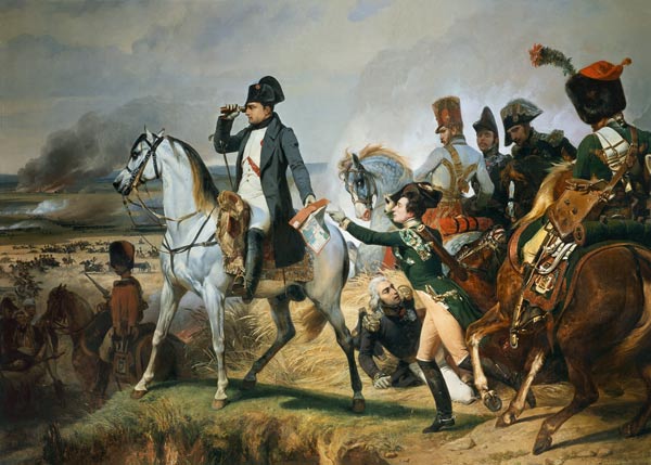 The Battle of Wagram, 6th July 1809 van Emile Jean Horace Vernet