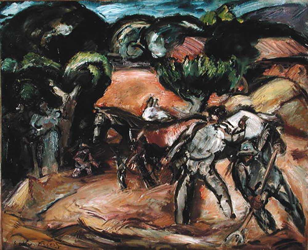 Farming Scene, 1926 van Emile Othon Friesz