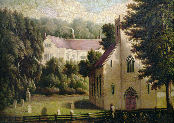 Chawton House and Church van English School