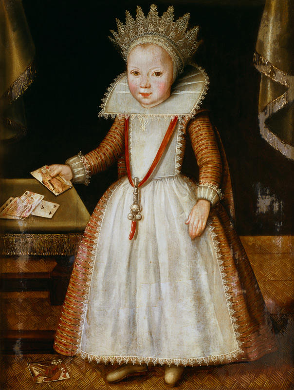 Lady Diana Russell as a Child van English School