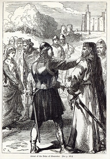 Arrest of the Duke of Gloucester, illustration from ''Cassell''s Illustrated History of England'' van English School