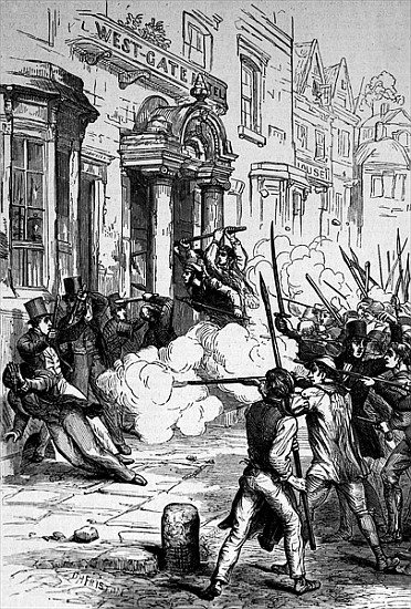 Attack on the Westgate Hotel, Newport on 4th November 1839 van English School