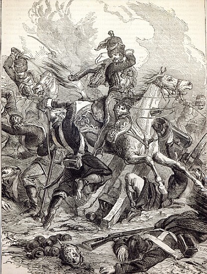Charge of the Light Brigade, illustration from ''Cassell''s Illustrated History of England'' van English School