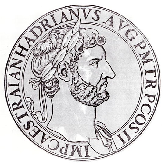 Emperor Hadrian (76-138) van English School