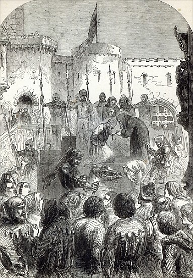 Execution of the Archbishop of York, illustration from ''Cassell''s Illustrated History of England'' van English School