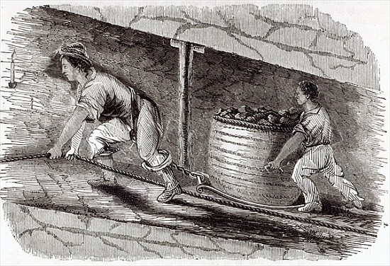 Female Drawer in a Coal-Pit at Little Bolton van English School