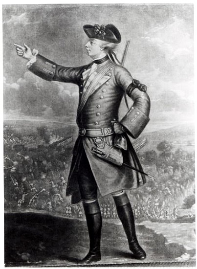 General James Wolfe (1727-59) van English School