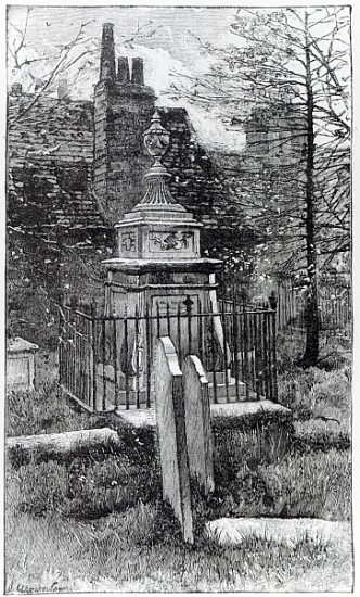 Hogarth''s tomb in Chiswick Churchyard van English School