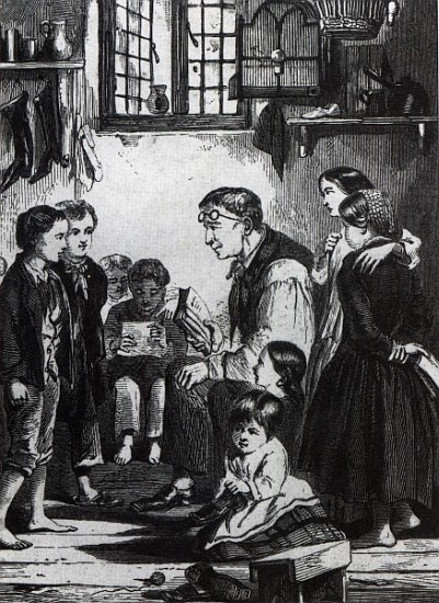 John Pounds teaching children in his home van English School