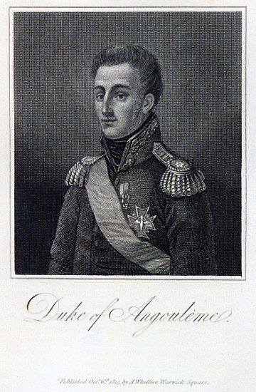 Louis-Antoine de Bourbon (1775-1844) Duke of Angouleme van English School