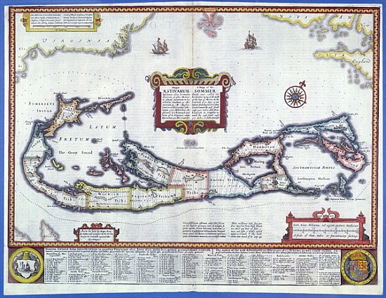 Map of Bermuda van English School