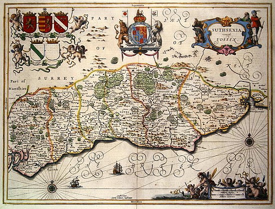 Map of Sussex van English School