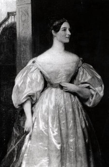 Portrait of Augusta Ada Byron (1815-52) Countess of Lovelace van English School