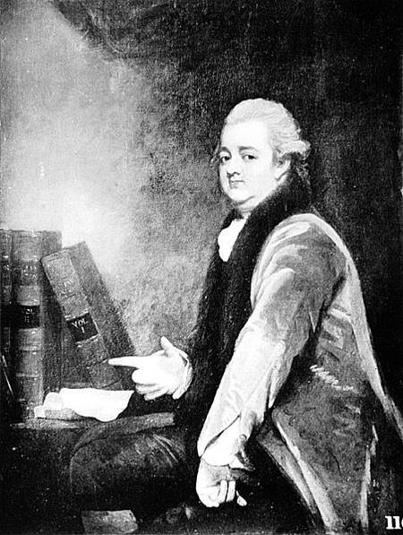 Portrait of Edward Gibbon (1737-94) van English School