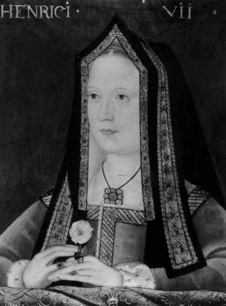 Portrait of Elizabeth of York (1465-1503) van English School