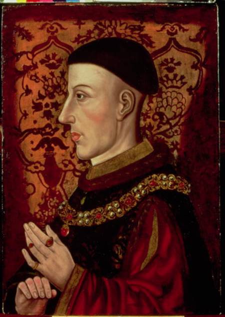 Portrait of Henry V (1387-1422) van English School
